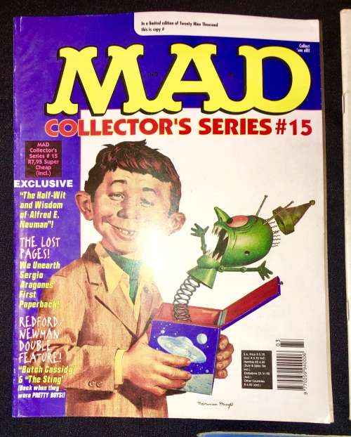 MAD MAGS X3,,,  #106  1998  ,#108  1999  , #15  (1 BID TAKES ALL.)