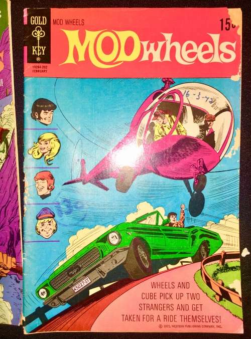 MODWHEELS NO 3  1971 F  NO 5  1972 VF (GOLDKEY)