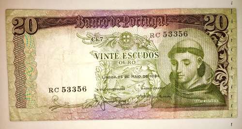 20 ESCUDOS PORTUGAL 1984