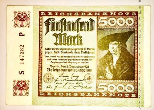 5000  MARK 1922  GERMANY