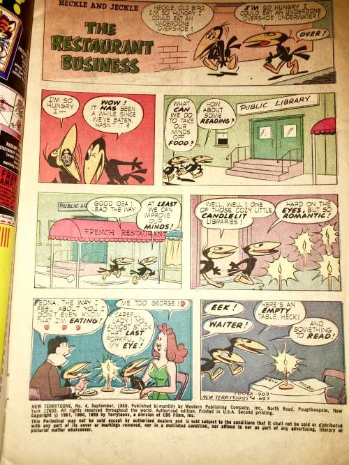 HECKLE AND JECKLE NO 4 1969 VF (GOLD KEY) SILVER AGE