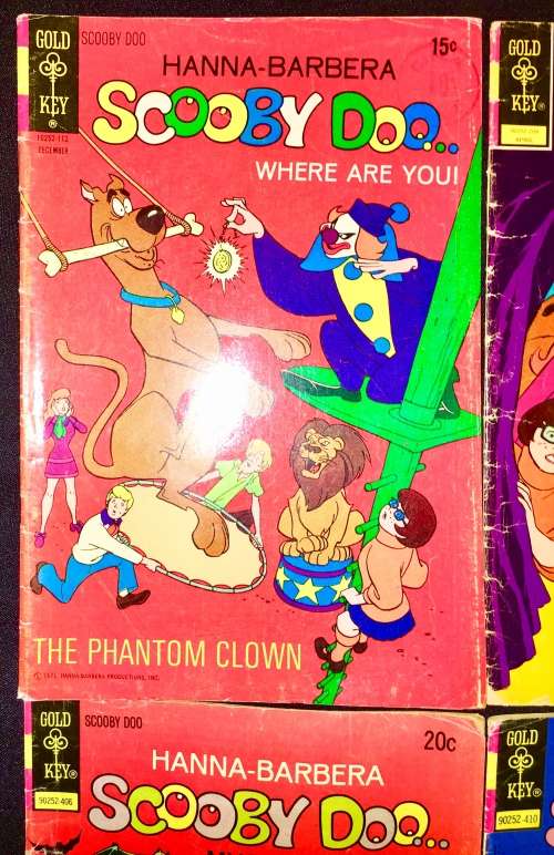 SCOOBY DOO X 6  NO 9, NO 11,NO 21,NO 25,NO 26,NO 28 1971(GOLD KEY) G+ TO VF+