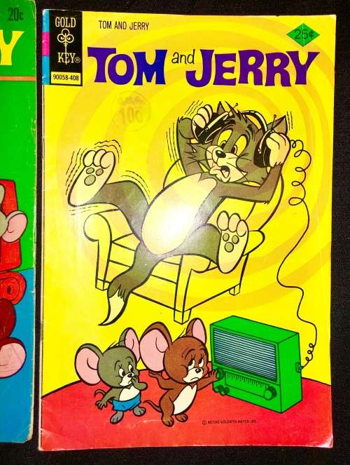 TOM & JERRY  NO 263,NO 285  1972 ( GOLD KEY )V F+