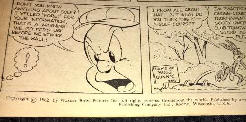 BUGS BUNNY  1962 (  WARNER BROS )  VF