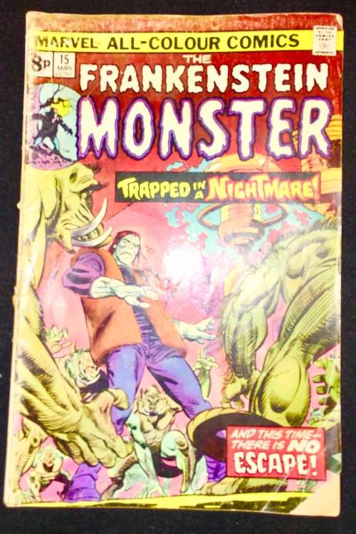 FRANKENSTEIN MONSTER  NO 15 1975 (  MARVEL )  F+