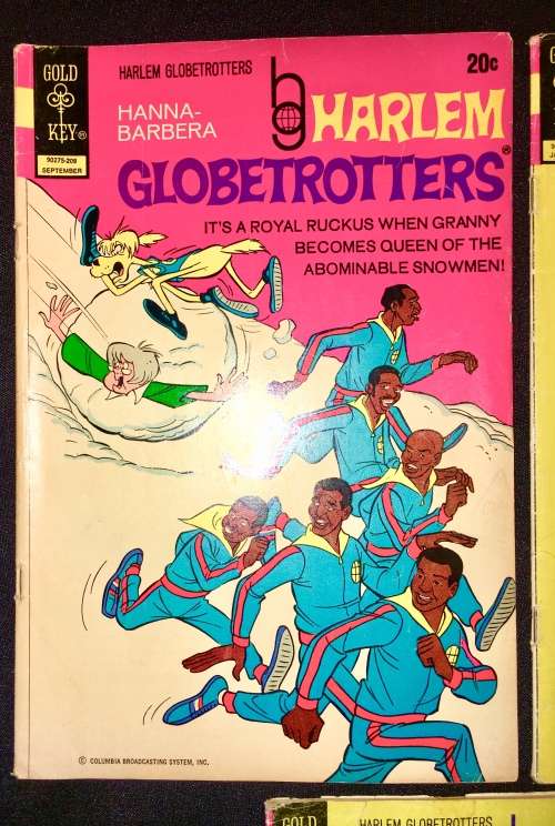 HARLEM GLOBETROTTERS X 3  NO 3,NO 4,NO 10 1972 HANNA- BARBERA (  GOLD KEY )VF