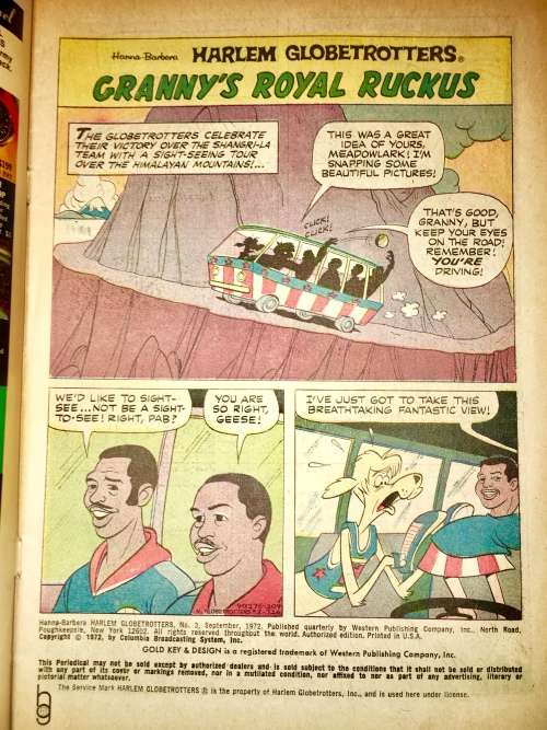 HARLEM GLOBETROTTERS X 3  NO 3,NO 4,NO 10 1972 HANNA- BARBERA (  GOLD KEY )VF