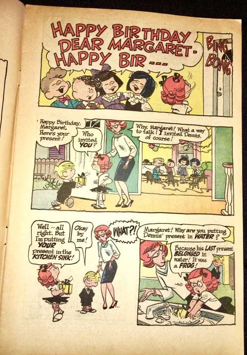 DENNIS THE MENACE AND MARGARET NO11969 (FAWCETT)VF+