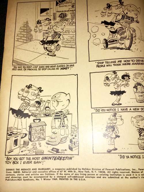 DENNIS THE MENACE AND MARGARET NO11969 (FAWCETT)VF+