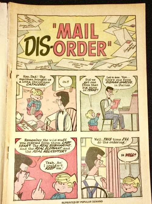 DENNIS THE MENACE CHRISTMASS X 2 NO 75 1969 & NO 86 1970 (FAWCETT)F+