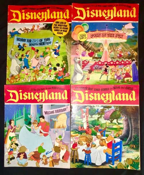 Disneyland Collectors x 4 1971 (Walt Disney Production) VF