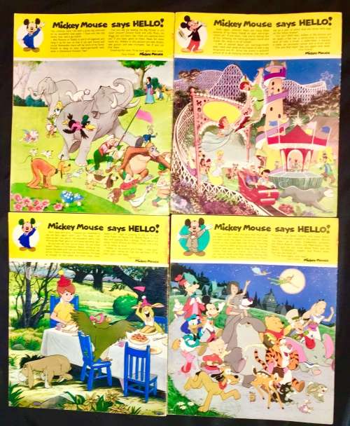 Disneyland Collectors x 4 1971 (Walt Disney Production) VF