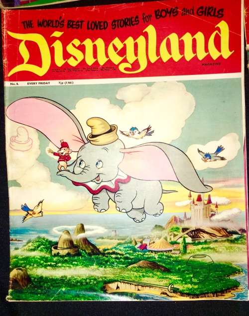 DISNEYLAND COLLECTORS X 4  NO 5,NO 7,NO 8,NO 9 1971 (WALT DISNEY PRODUCTION)VF