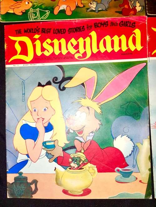 DISNEYLAND COLLECTORS X 6  NO 10,NO 11,NO 12,NO 13,NO 14,NO 15 1971 (WALT DISNEY PRODUCTION)VF