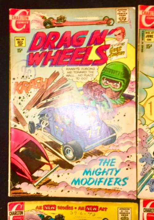 DRAG N  WHEELS X 6  NO38 1969 ,NO47,NO 48,NO53,NO57,NO58  (CHARLTON)VF