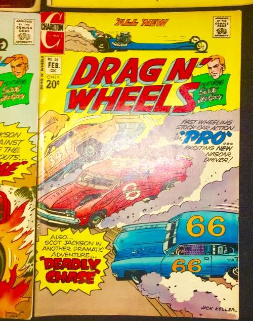 DRAG N  WHEELS X 6  NO38 1969 ,NO47,NO 48,NO53,NO57,NO58  (CHARLTON)VF
