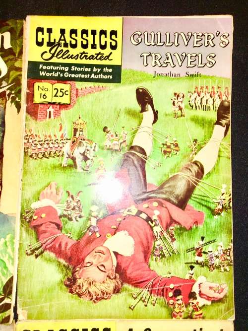 CLASSIC ILLUSTRATED X 4   NO 7  , NO 16 , NO 17 , NO 24   1969 (GILBERSON)F TO F+