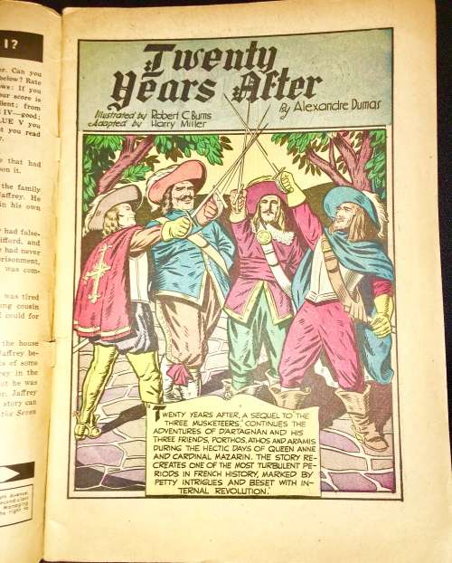 CLASSIC ILLUSTRATED  20 YRS AFTER   NO 41  1947 (GILBERSON)VF