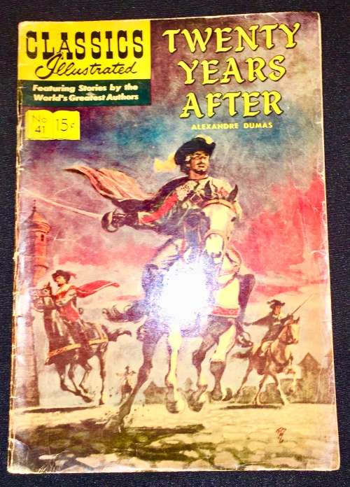 CLASSIC ILLUSTRATED  20 YRS AFTER   NO 41  1947 (GILBERSON)VF