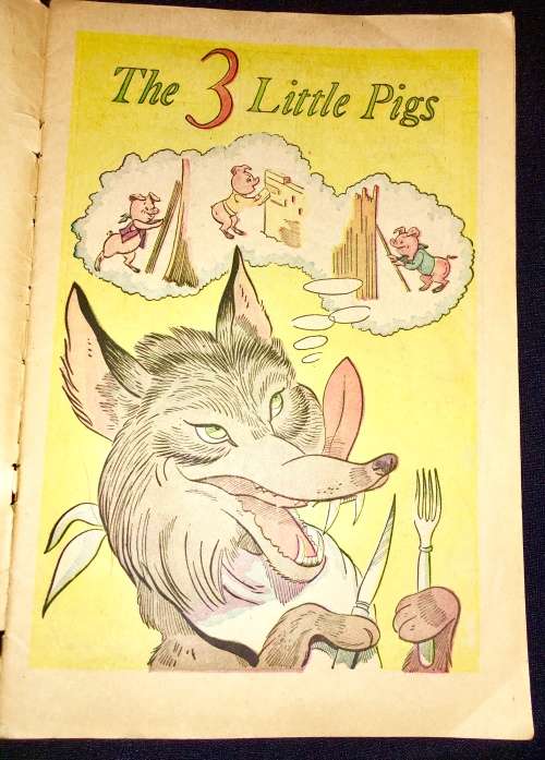 CLASSIC ILLUSTRATED JUNIOR 3 LITTLE PIGS   NO 506  1967 (GILBERSON)F