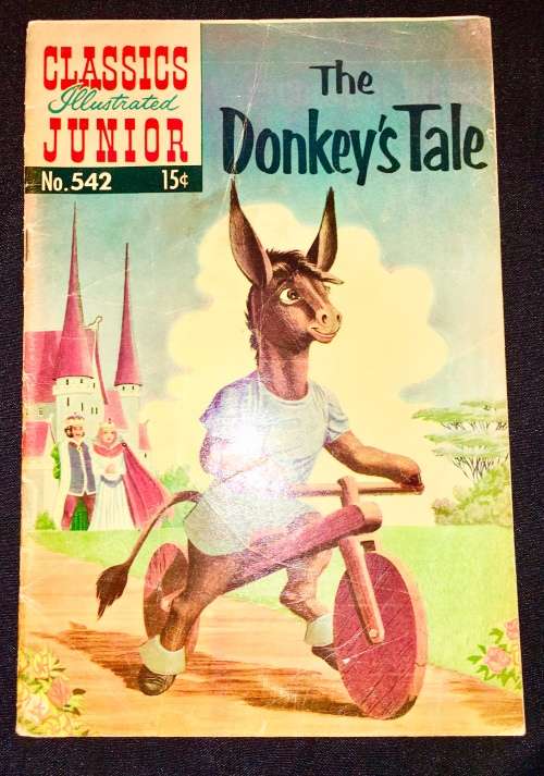 CLASSIC ILLUSTRATED JUNIOR DONKEY TALES   NO 542  1965 (GILBERSON)VF