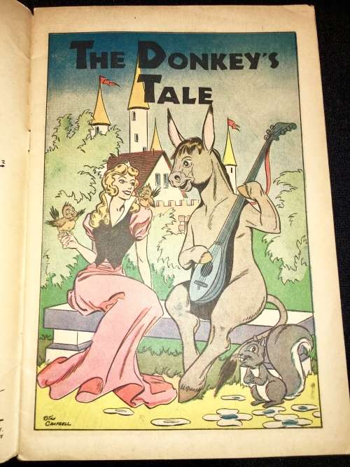 CLASSIC ILLUSTRATED JUNIOR DONKEY TALES   NO 542  1965 (GILBERSON)VF
