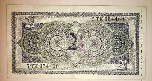 2 1/2 GULDEN NEDERLAND 1943