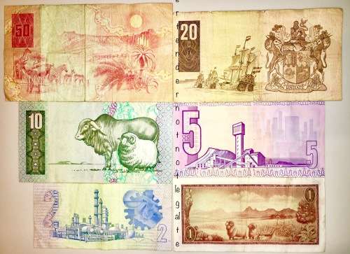COMPLETE SET OF GPC DE KOCK 1981 & DECIMAL NOTES R50 - R1 [1 BID TAKES ALL]