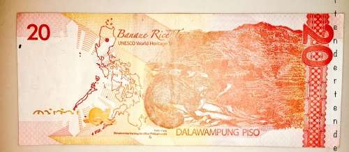 PHILIPPINES 20 PISO HIGH GRADE NOTE