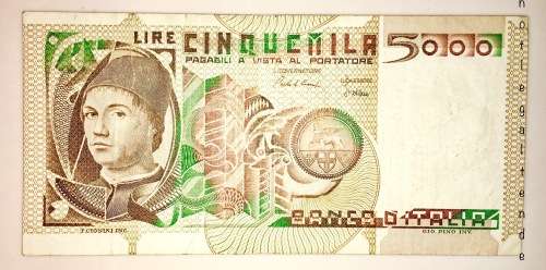 ITALY 5000 LIRE 1982 EF