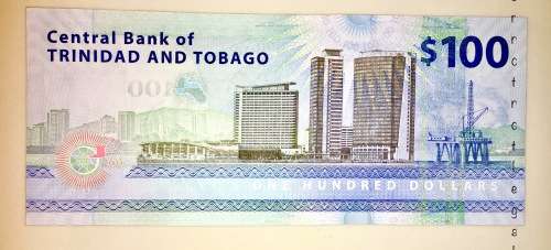 $100 TRINADAD & TOBAGO 60YRS COMMONWEALTH 2009 UNC GEM