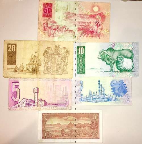 COMPLETE SET OF GPC DE KOCK  & DECIMAL NOTES 1973 R50 - R1  [1 BID TAKES ALL]