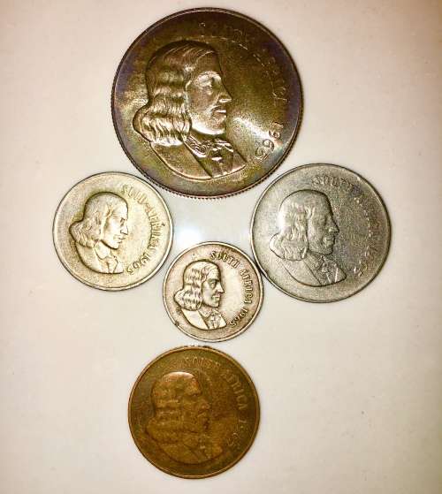 SET OF 1965 SILVER R1 PROOF(ENGLISH) TO  2C CIRCULATED