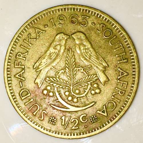 1963 1/2 CENT