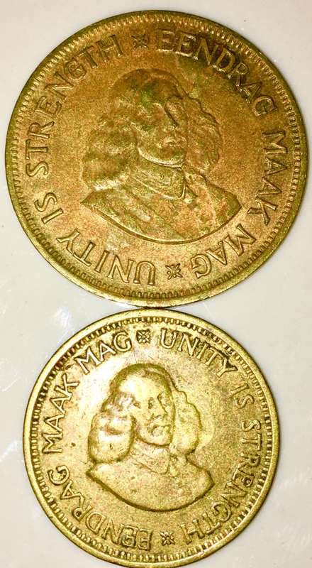 1961 1 CENT & 1/2 CENT