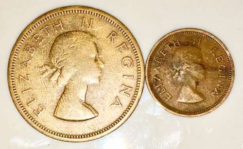1953 1 PENNY & 1/4 PENNY