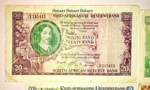 G,RISSIK COMPLETE SET OF 1961; R20 , R10 , R2 & R1 (1 BID TAKES ALL)