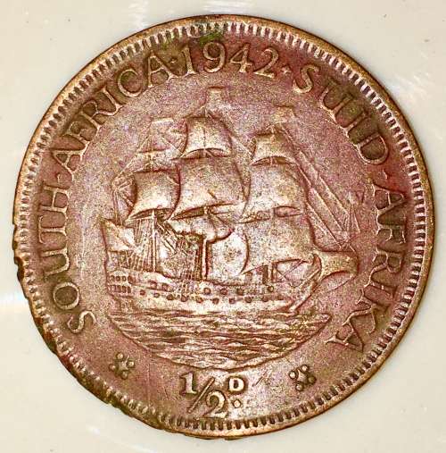 1/2 PENNY 1942
