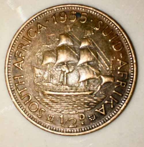 1/2 PENNY  1955
