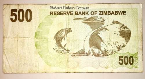 ZIMBABWE $500 2007
