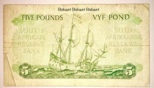 5 POUNDS 1958-12-11 AFR/ENG