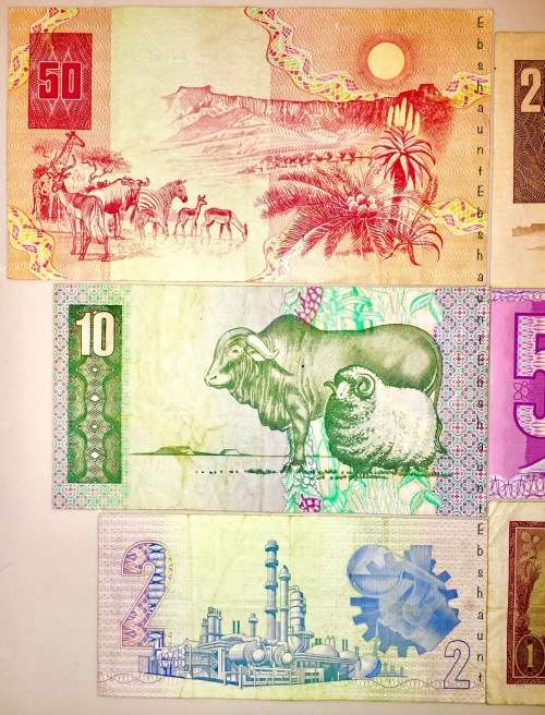 COMPLETE SET OF CL STALS  & DECIMAL NOTES, HIGH GRADE NOTES  R50 - R1  [1 BID TAKES ALL]