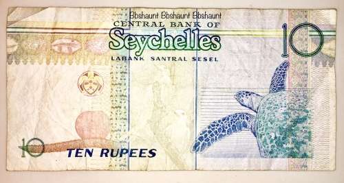 SEYCHELLES 10 RUPEES 2013