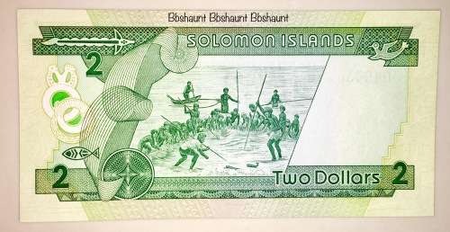 SOLOMON ISLANDS $2 1986 UNC
