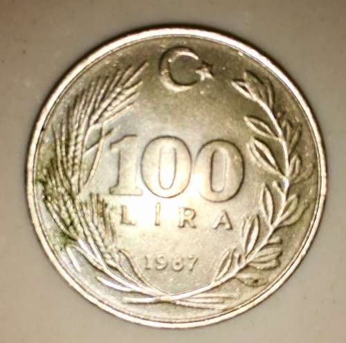 TURKEY 100 LIRA 1987