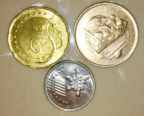 MALAYSIA X3,,,, 50 SEN , 20 SEN & 10 SEN 2000s