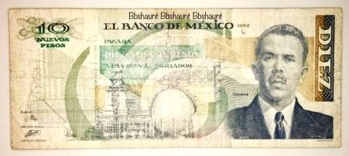MEXICO 10 PESO 1992