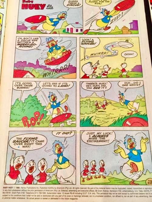 BABY HUEY X2... NO 21 & NO 23  1988 ( HARVEY)VF