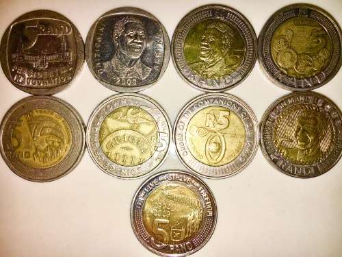 COMPLETE SET OF SOUTH AFRICAN COMMEMORATIVE COINS 1994 TO 2021,50 CENT TO R5 HIGH GRADE COINS