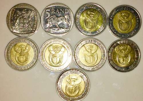 COMPLETE SET OF SOUTH AFRICAN COMMEMORATIVE COINS 1994 TO 2021,50 CENT TO R5 HIGH GRADE COINS